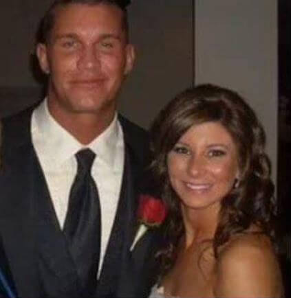 Brooklyn Rose Orton's father Randy Orton, with his ex-wife, Samantha Speno.
